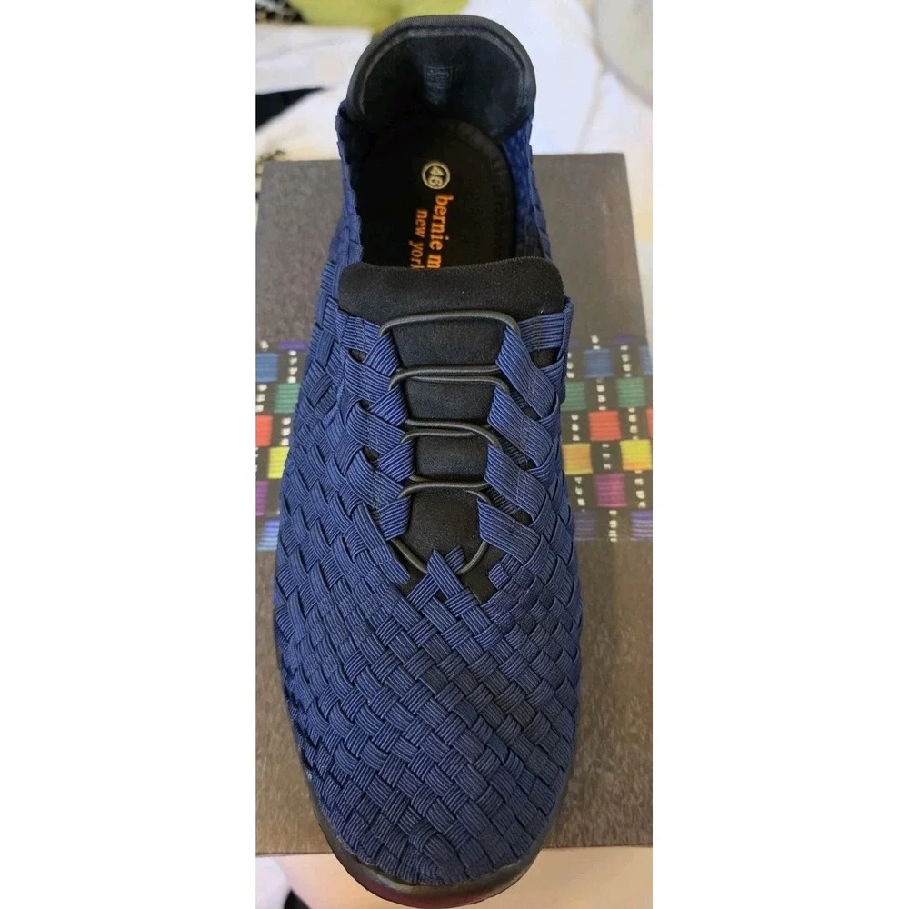 Vegan Victor By Bernie Mev Navy Slip-On Memory Foam Men's SZ 46/US SZ 12/13 NWB